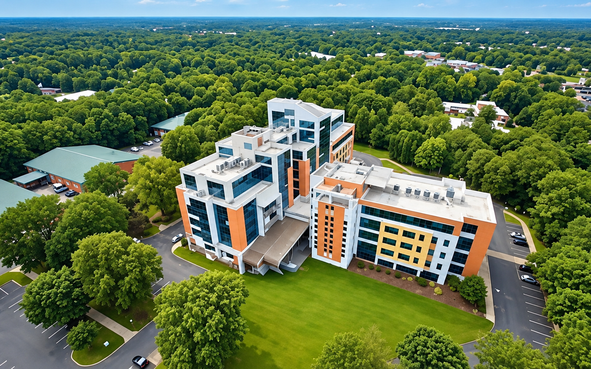 Yenepoya University Aerial Campus View
